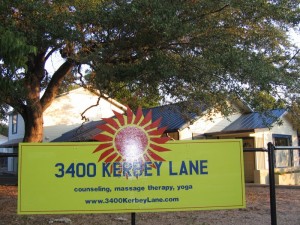 View from corner of 34th and Kerbey Lane